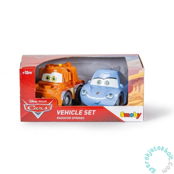 Smoby Vroom Planet 2 db-os műanyag kisautó szett - Verdák - Matuka és Sally