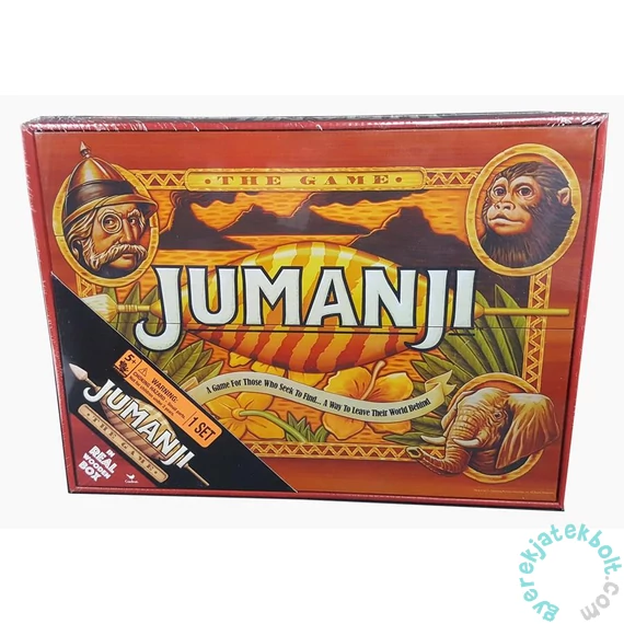 Jumanji társasjáték fa dobozban