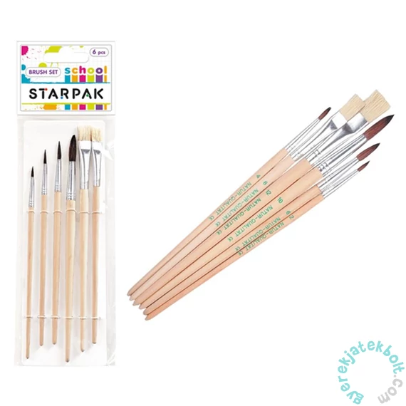 Ecset készlet 6 db-os (133502)