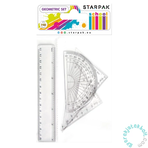 Vonalzó szett 4 db-os, 15 cm  (174930) 