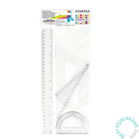 Vonalzó szett 4 db-os, 30 cm  (174932) 