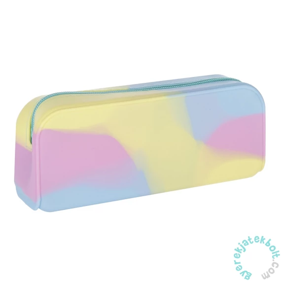 Ombre szilikon tolltartó - Art pastel