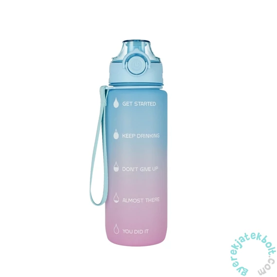 Ombre tritán kulacs 750 ml - rózsaszín-kék