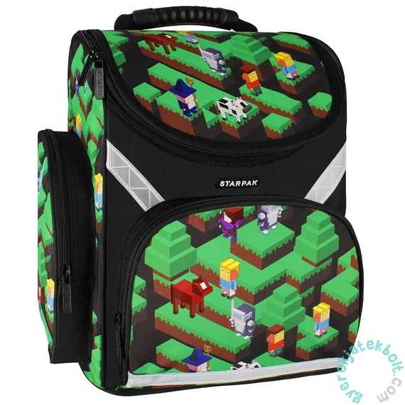 Pixel Game ergonomikus iskolatáska - Diagonal