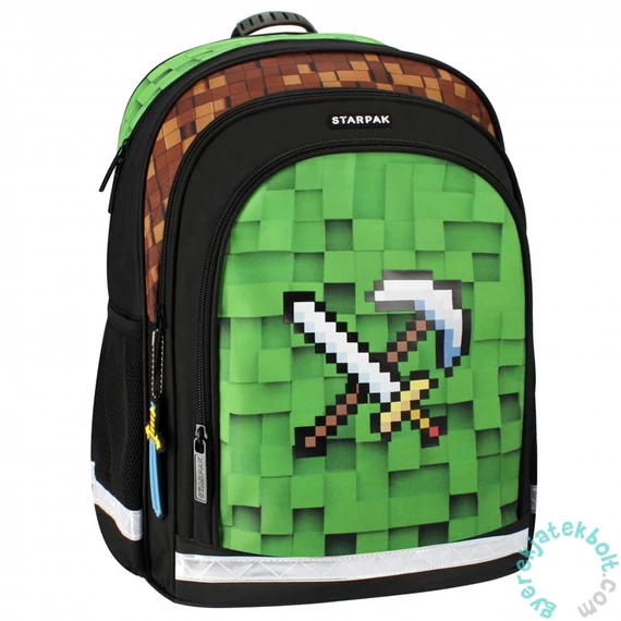 Pixel Game ergonomikus iskolatáska, hátizsák