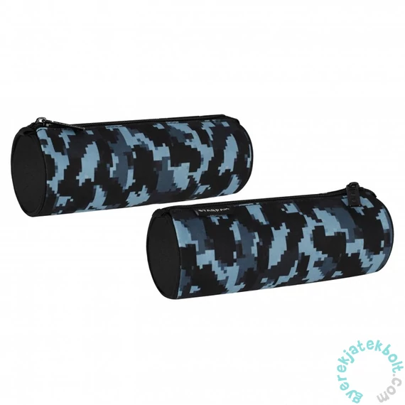 Terepmintás henger alakú tolltartó - Moro Black