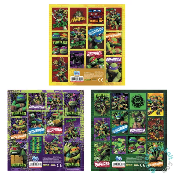 Starpak - Tini Nindzsa teknőcök matrica 16 x 16 cm (301933)