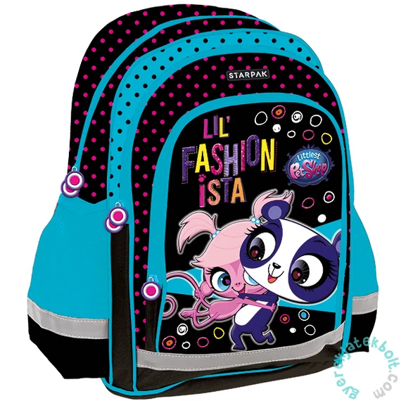 Littlest Pet Sop ergonomikus iskolatáska, hátizsák - Lil' Fashionista