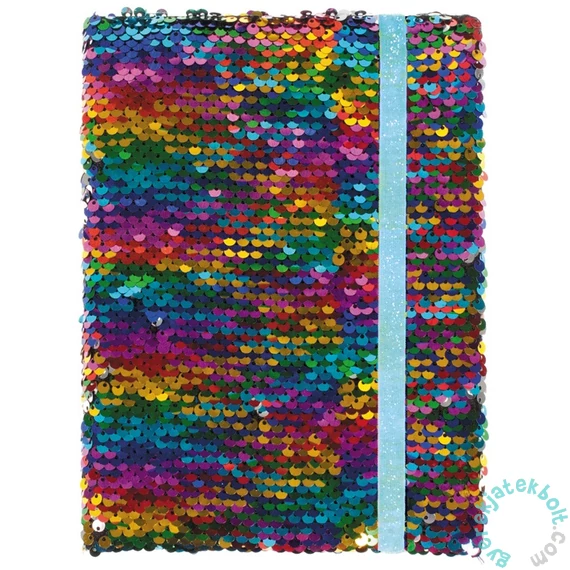 Flitteres gumis napló 15 x 20 cm (382251)