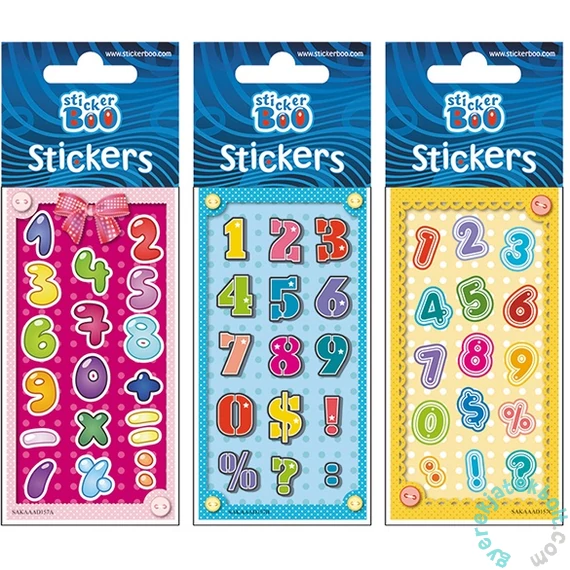 Számok matrica 6 x 18 cm (382530)