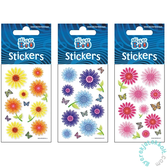 Virágok 3 matrica 6 x 18 cm (382536)