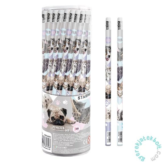 Cuties HB grafit ceruza radírral (402650)