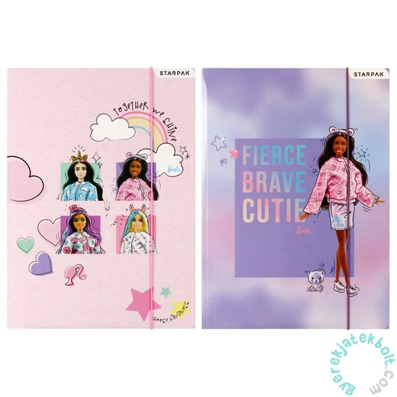 Starpak - Barbie A/4 gumis mappa - kétféle (472806)