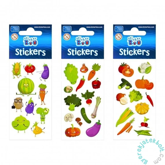 Starpak - Zöldségek matrica 6 x 18 cm - többféle (483491)