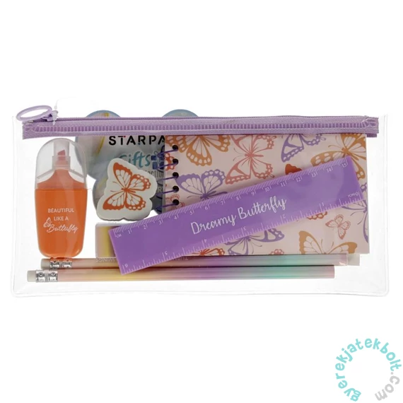 Starpak - Pillangós írószer készlet notesszel (482226)