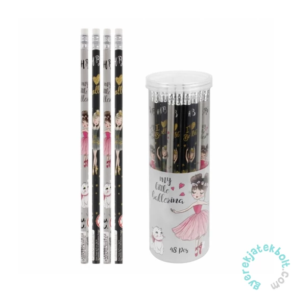 Starpak - Balerina HB grafit ceruza radírral (490967)