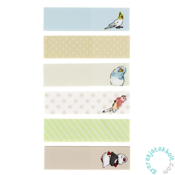 Starpak - Jelölő matrica készlet - Papagájos - 6 x 20 db (505504)