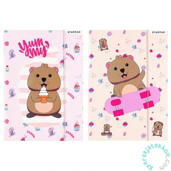 Állatkás A/4 gumis mappa - kétféle (583304)