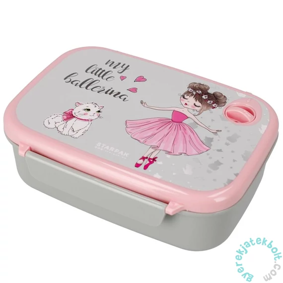 Balerina műanyag uzsonnás doboz