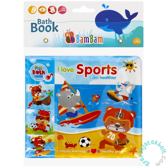 Bam Bam Kocka alakú fürdőkönyv - Sport (432484)