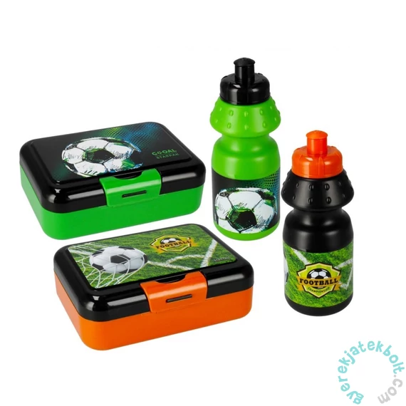 Focis uzsonnás doboz kulaccsal - Football Championship