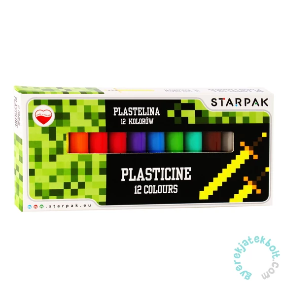 Game Pixel gyurma - 12 színű