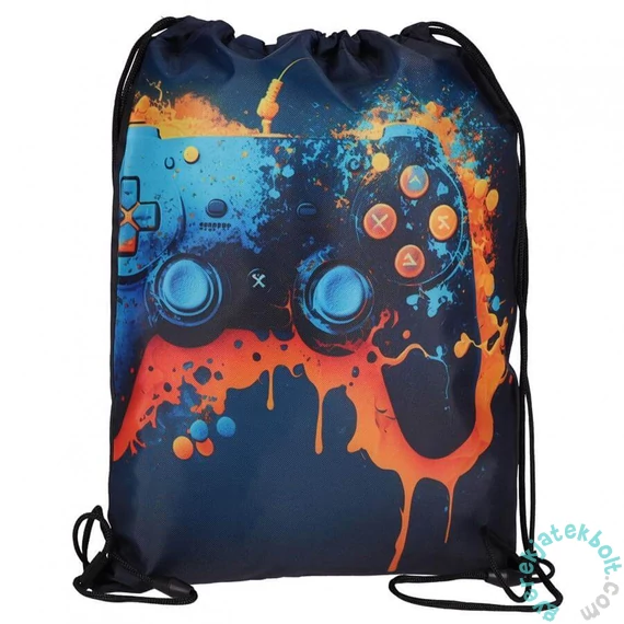Game zsinóros hátizsák, tornazsák - Színes kontroller (576255)