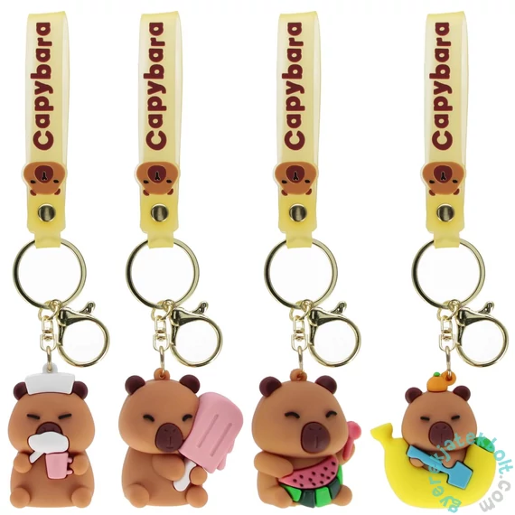 Kapibara kulcstartó - többféle