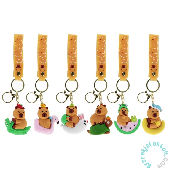 Kapibara kulcstartó - 6 cm - többféle