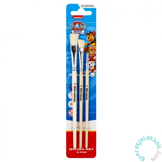 Mancs őrjárat ecset készlet - 3 db-os