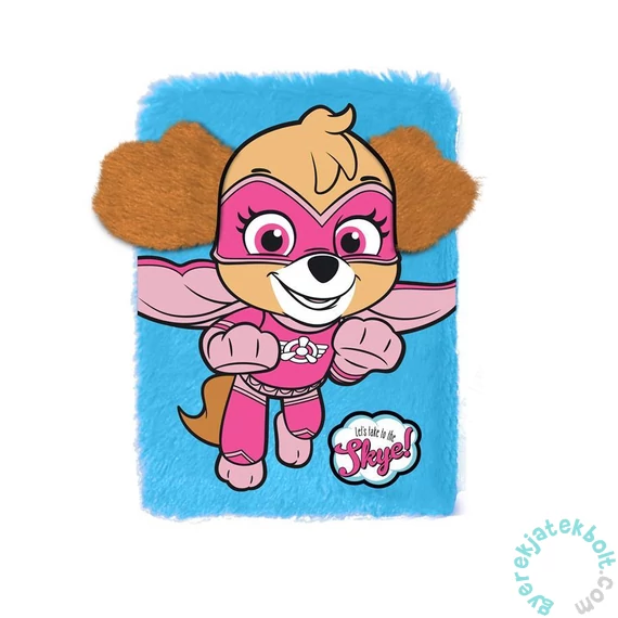 Mancs őrjárat plüss napló 15 x 20 cm