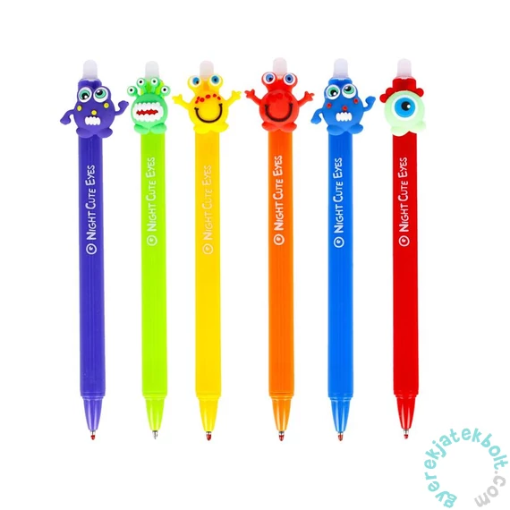 Radírozható golyóstoll - Cuki szemek - többféle