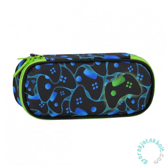 Stapak - Game ovális tolltartó - kék (552324)