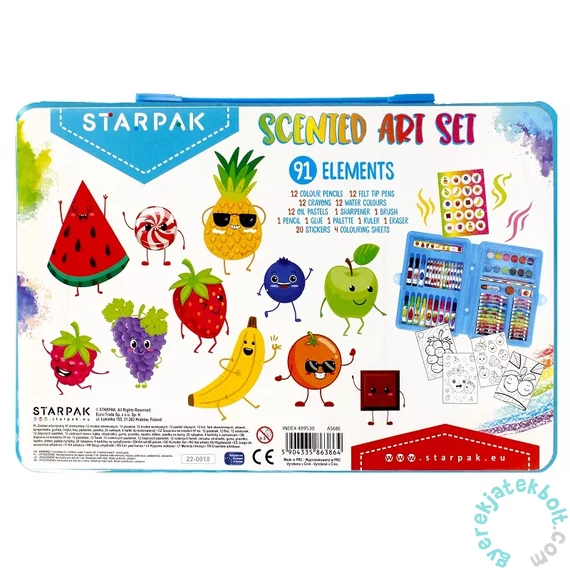 Illatos 91 darabos rajzkészlet