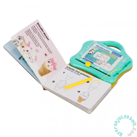 Állatos Mágneses rajztábla és színezőkönyv (552502)