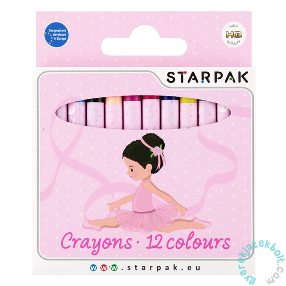 Balerina 12 színű zsírkréta (490940)