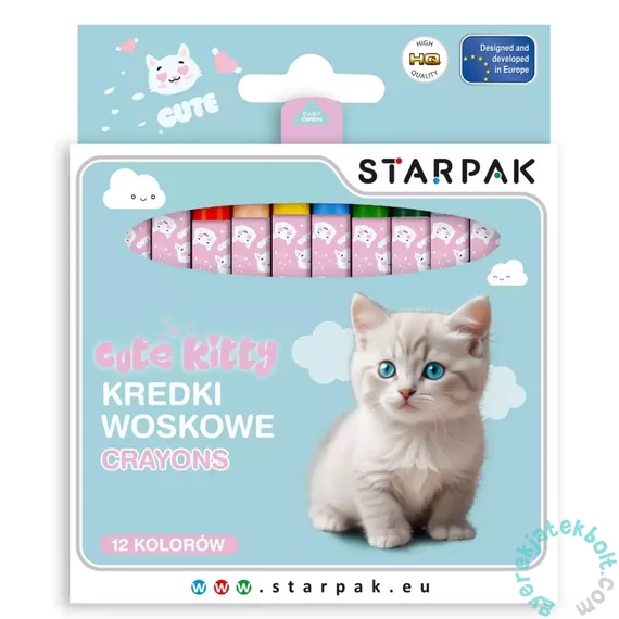 Cicás 12 színű zsírkréta (559671)