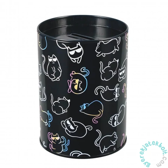 Cicás henger alakú fém persely - Kitty Holo (536634)