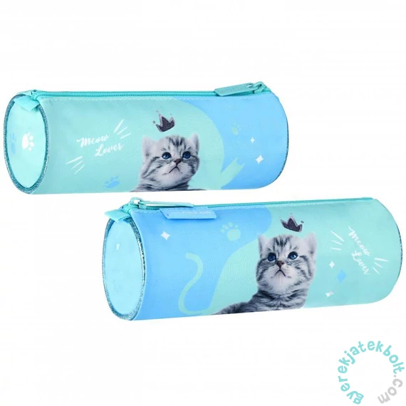 Cicás henger alakú tolltartó - Meow lover (527235)