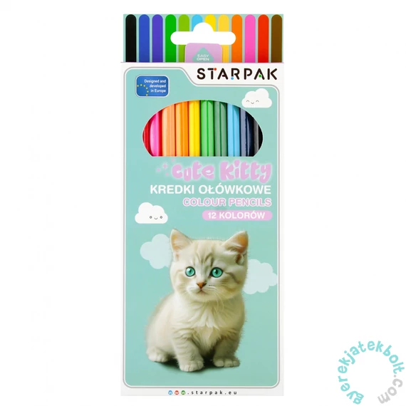 Cicás színes ceruza készlet - 12 db-os (559669)