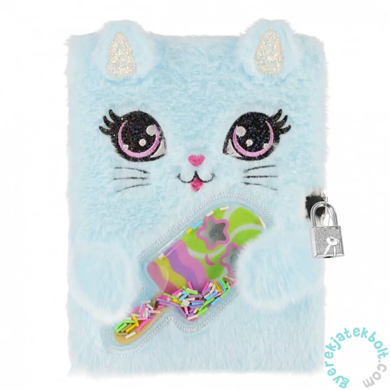 Cicás szőrmés kulcsos napló - Sweet (541489)