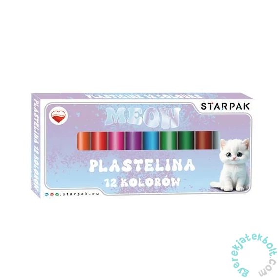 Cute Kitty gyurma - 12 színű (584206)