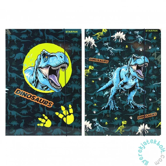 Dínós A/4 gumis mappa - kétféle (559701)