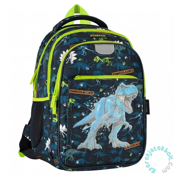 Dínós iskolatáska, hátizsák - 3 rekeszes (550866)