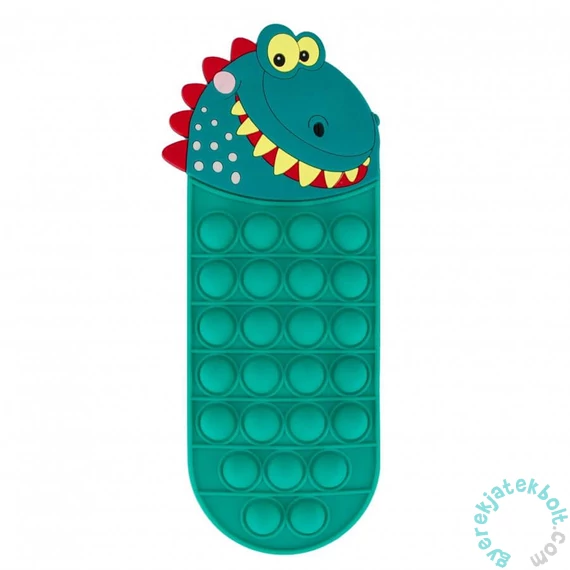 Dínós szilikon tolltartó - Pop it (536939)