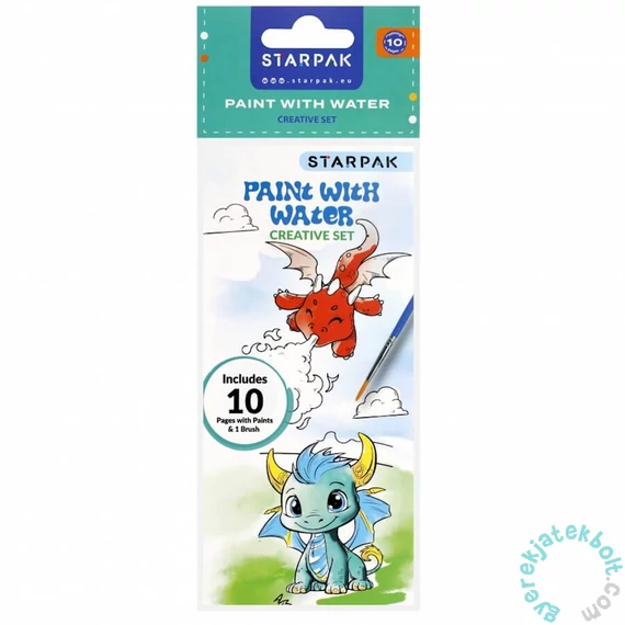 Dínó vizes kifestőkönyv (529935)