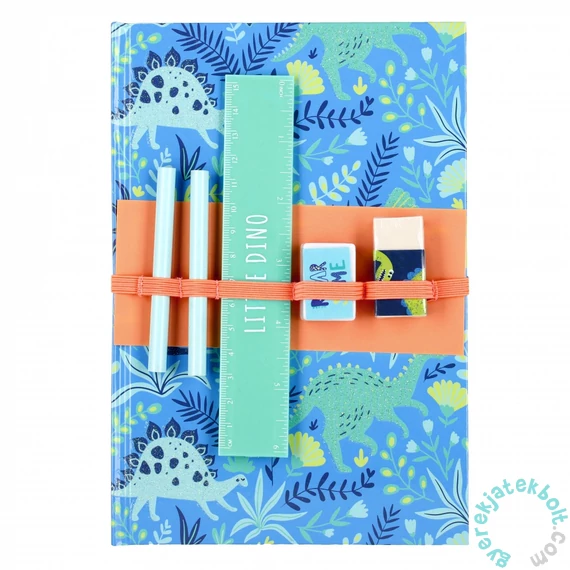 Dinoszauruszos írószer készlet notesszel - Little Dino