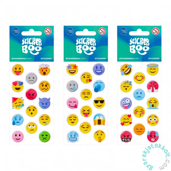 Starpak - Emoji 3 matrica 6 x 12 cm (534614)