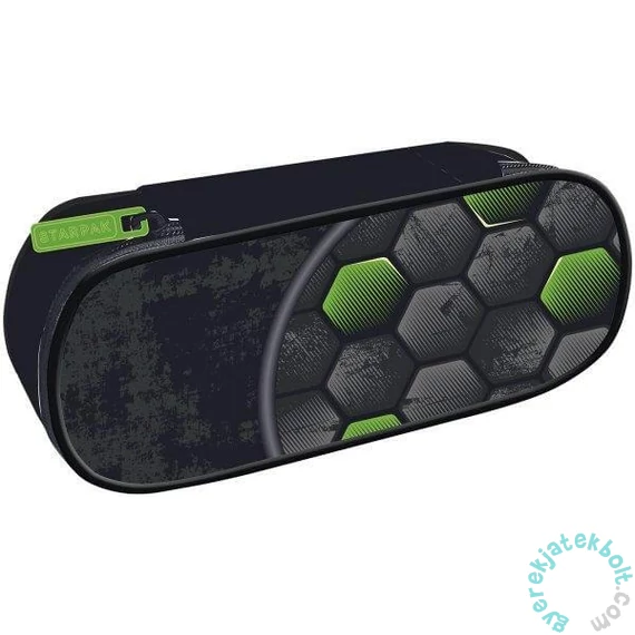 Focis ovális tolltartó - Black football (528436)