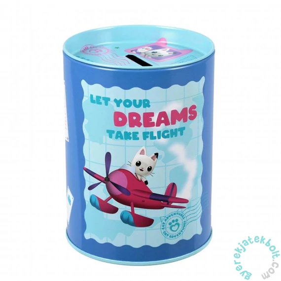 Gabi babaháza henger alakú fém persely - Let your dreams take flight (534872)